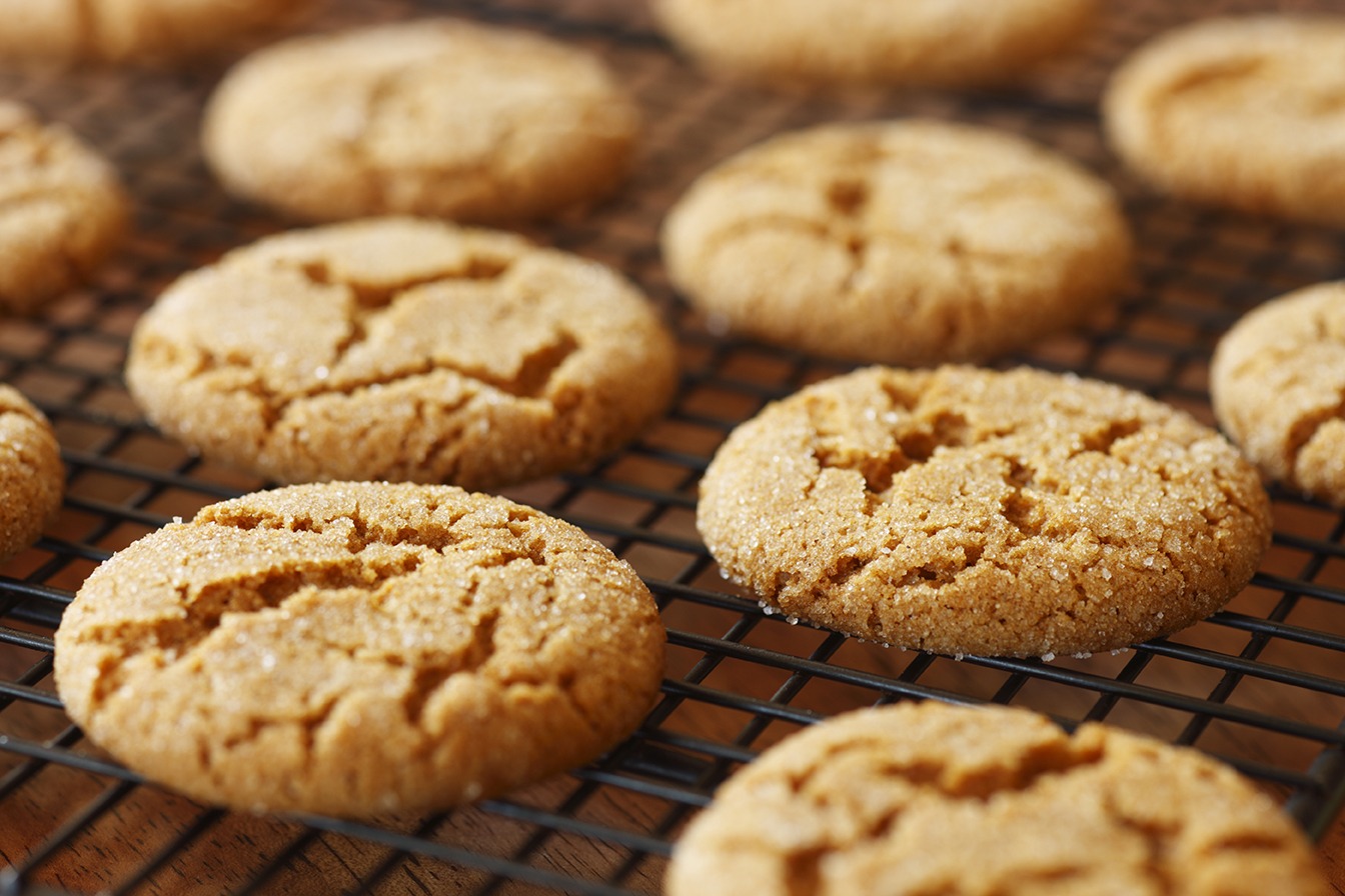 Molasses Crinkles Moist Ginger Snaps Bosch Mixers Usa